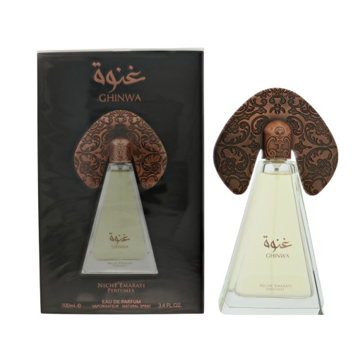 Niche Emarati Ghinwa By Lattafa 3.4 Oz Eau De Parfum Spray For Men - Box (6290360592961)