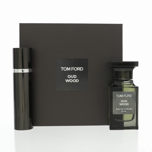 Tom Ford Oud Wood By Tom Ford 2 Piece Gift Set - 1.7 Oz Eau De Parfum Spray, 0.34 Oz Eau De Parfum Spray For Men - Gift Set (888066167109)
