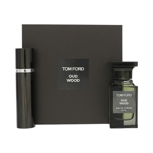 Tom Ford Oud Wood By Tom Ford 2 Piece Gift Set For Men - 1.7 Oz Eau De Parfum Spray, 0.34 Oz Eau De Parfum Spray For Men - Gift Set (888066167109)