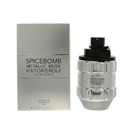 Spicebomb Metallic Musk By Viktor & Rolf 3.04 Oz Eau De Parfum Spray For Men - Box (3614274293890)