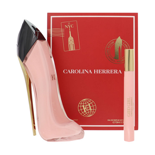 Good Girl Blush By Carolina Herrera 2 Piece Set For Women: 2.7 Oz Eau De Parfum Spray, 0.34 Oz Eau De Parfum Spray For Women - Gift Set (8411061092750)