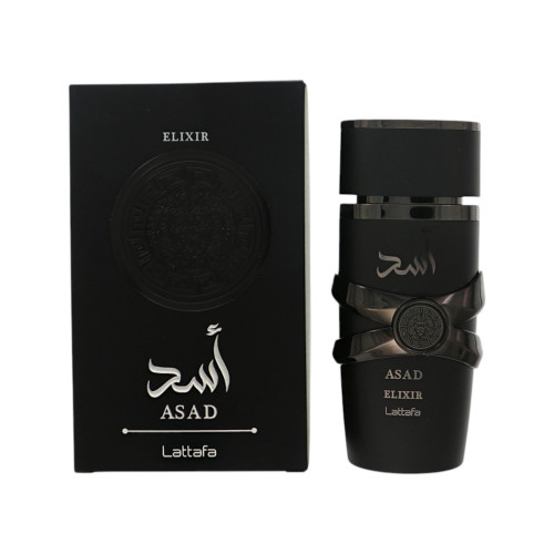 Asad Elixir By Lattafa 3.4 Oz Eau De Parfum Spray For Men - Box (6290362346548)