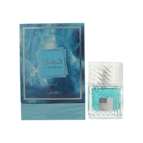 Khamrah Waha By Lattafa 3.4 Oz Eau De Parfum Spray For Men - Box (6290362349730)