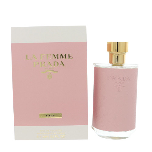 Prada La Femme L'eau By Prada 3.3 Oz Eau De Toilette Spray For Women - Box (8435137765065)