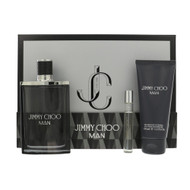 Jimmy Choo Man By Jimmy Choo 3 Piece Set For Men: 3.3 Oz Eau De Toilette Spray, 0.25 Oz Eau De Toilette Spray, 3.3 Oz All-Over Shower Gel For Men - Gift Set (3386460156059)