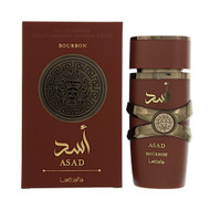 Asad Bourbon By Lattafa 3.4 Oz Eau De Parfum Spray For Men - Box (6290362340362)