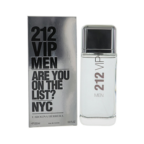 212 Vip By Carolina Herrera 6.8 Oz Eau De Toilette Spray For Men - Box (8411061782347)