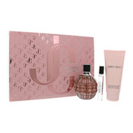Jimmy Choo By Jimmy Choo 3 Piece Gift Set - 3.3 Oz Eau De Parfum Spray ,0.25 Oz Eau De Parfum Spray ,3.3 Oz Body Lotion For Women - Gift Set (3386460167277)