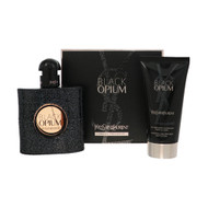Black Opium By Yves Saint Laurent 2 Piece Gift Set For Women - 1.6 Oz Eau De Parfum Spray, 1.6 Oz Shimmering Moisture Body Lotion For Women - Gift Set (3660732069484)
