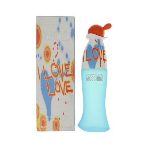 I Love Love By Moschino 3.4 Oz Eau De Toilette Spray For Women - Box (701019689889)