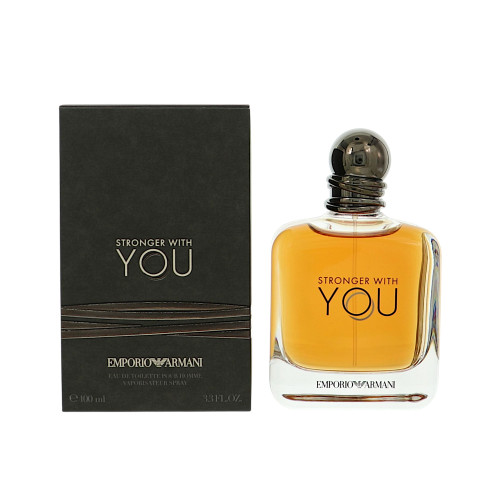 Emporio Stronger With You By Giorgio Armani 3.3 Oz Eau De Toilette Spray For Men - Box (3605522040588)