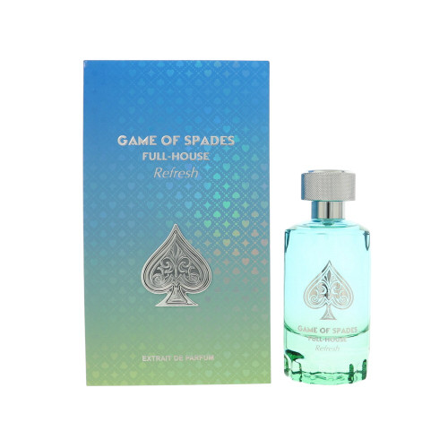 Full-House Refresh By Game Of Spades 3.4 Oz Extrait De Parfum Spray For Men - Box (850051043859)