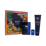 Versace Eau Fraiche Extreme By Versace 3 Piece Gift Set For Men - 3.4 Oz Eau De Parfum Spray, 0.17 Oz Eau De Parfum, 5.0 Oz Shower Gel For Men - Gift Set (8011003906949)