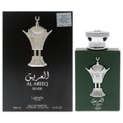 Al Areeq Silver By Lattafa 3.4 Oz Eau De Parfum Spray For Men - Box (6291108738689)