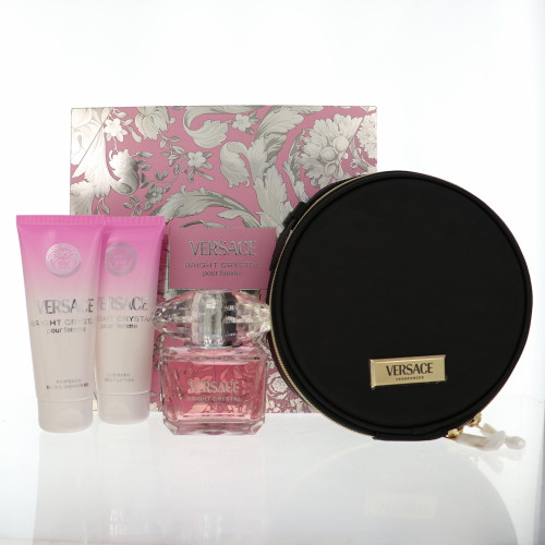 Bright Crystal By Versace 3 Oz Eau De Toilette Spray For Women - Gift Set (8011003918829)