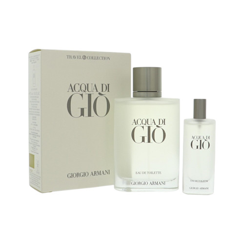 Acqua Di Gio By Giorgio Armani 2 Piece Gift Set For Men - 3.4 Oz  Eau De Toilette, 0.50 Oz Eau De Toilette, , For Men - Gift Set (3660732649594)
