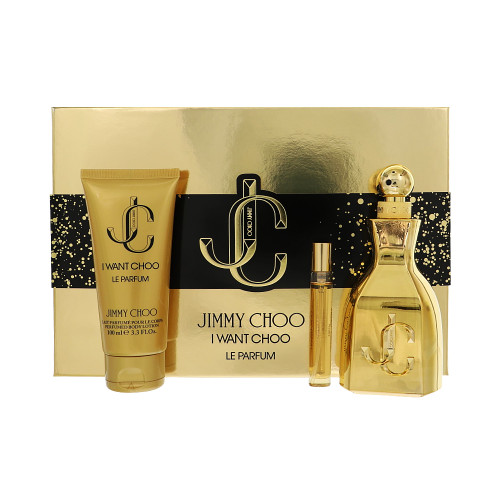 I Want Choo Le Parfum By Jimmy Choo 3.3 Oz Eau De Parfum Spray For Women - Gift Set (3386460157629)