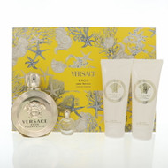 Versace Eros Pour Femme By Versace 4 Piece Gift Set - 3.4 Oz Eau De Parfum Spray ,0.17 Oz Eau De Parfum Spray ,3.4 Oz Bath & Shower Gel ,3.4 Oz Body Lotion For Women - Gift Set (8011003899876)