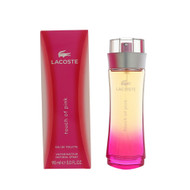 Lacoste Touch Of Pink By Lacoste 3.0 Oz Eau De Toilette Spray For Women - Box (3386460149440)