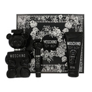 Moschino Toy Boy By Moschino 3 Piece Set For Men: 3.4 Oz Eau De Parfum Spray, 0.3 Oz Eau De Parfum Spray, 3.4 Oz Body Gel For Men - Gift Set (08011003879533)