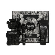 Moschino Toy Boy By Moschino 3 Piece Set For Men: 3.4 Oz Eau De Parfum Spray, 0.3 Oz Eau De Parfum Spray, 3.4 Oz Body Gel For Men - Gift Set (08011003879533)