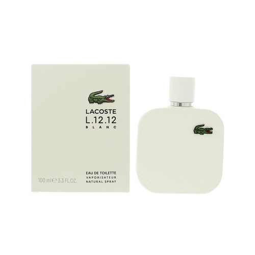 Lacoste Eau De Lacoste L.12.12 Blanc By Lacoste 3.3 Oz Eau De Toilette Spray For Men - Box (0737052413174)