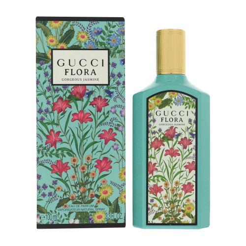 Flora Gorgeous Jasmine By Gucci 3.3 Oz Eau De Parfum Spray For Women - Box (3616303048181)