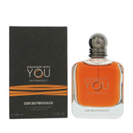 Emporio Armani Stronger With You Intensely By Giorgio Armani 3.3 Oz Eau De Parfum Spray For Men - Box (3614272225718)