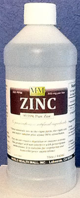 A 16 ounce zinc bottle. It also comes in 8 and 128 ounce bottles.