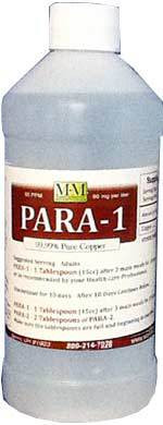 Para-1 Copper is a 16 ounce bottle.