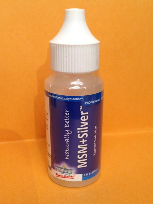 MSM+Silver™ Drops - Now With N-Acetyl Carnosine And Hydrosol Silver; 1 fluid oz (30 ml)