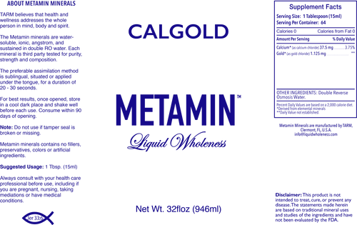 CALGOLD comes in 16, 32 or 128 ounce sizes, just right for your personal needs.