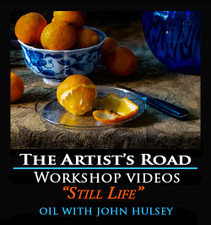 Still Life - Orange and Blue II Oil Painting Workshop with John Hulsey Zoom Recording