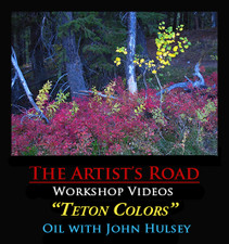 Teton Colors Oil Painting Workshop with John Hulsey Zoom Recording
