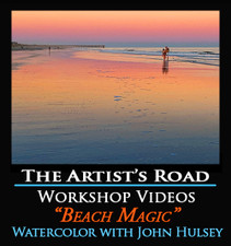 Beach Magic Watercolor Workshop with John Hulsey Zoom Recording