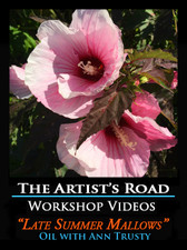 Late Summer Mallows Oil Painting Workshop with Ann Trusty Zoom Recording