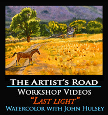 Last Light Watercolor Workshop with John Hulsey Zoom Recording