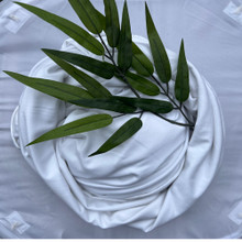 100% Bamboo Jersey 68 Yds White