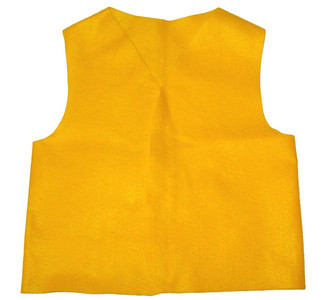 Youth Felt Yellow Patch Vest
