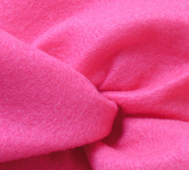 Shocking Pink Felt Vest