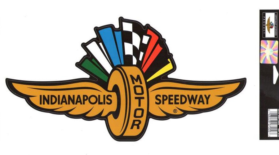 Wing Wheel and Flags Large Decal Indianapolis Motor Speedway/INDYCAR