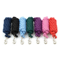 Shires Solid-Colored  8' Cotton Lead Ropes