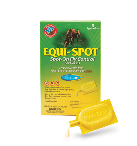 Equi Spot Spot On Fly Control for Horses Three 10 ml Applications