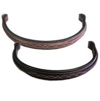 Bobby's Plain or Fancy Stitched Raised Browband, Three Sizes