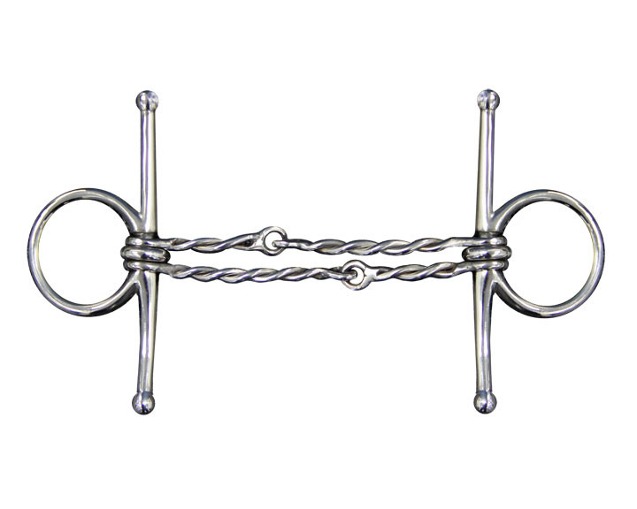 British Full Cheek Double Twisted Wire 4.5"
