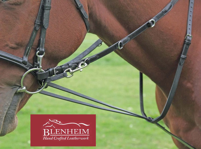 Shires BLENHEIM BUNGEE MARTINGALE HORSE EQUESTRIAN TACK RIDING