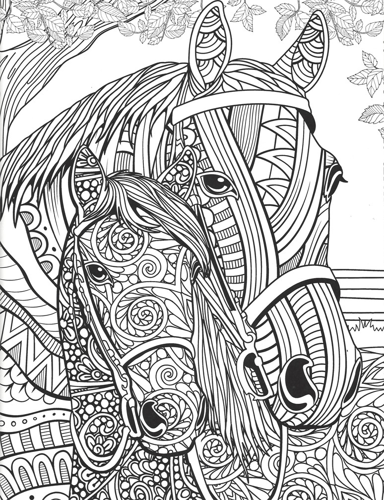 Download Horses Are Works Of Art Coloring Book For All Ages