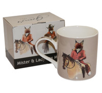 Mister and Lady Fox Boxed Mug
