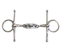 DR BRISTOL DOUBLE JOINT SNAFFLE BIT 4.5 TO 6 INCH ENGLISH MADE STAINLESS STEEL 
