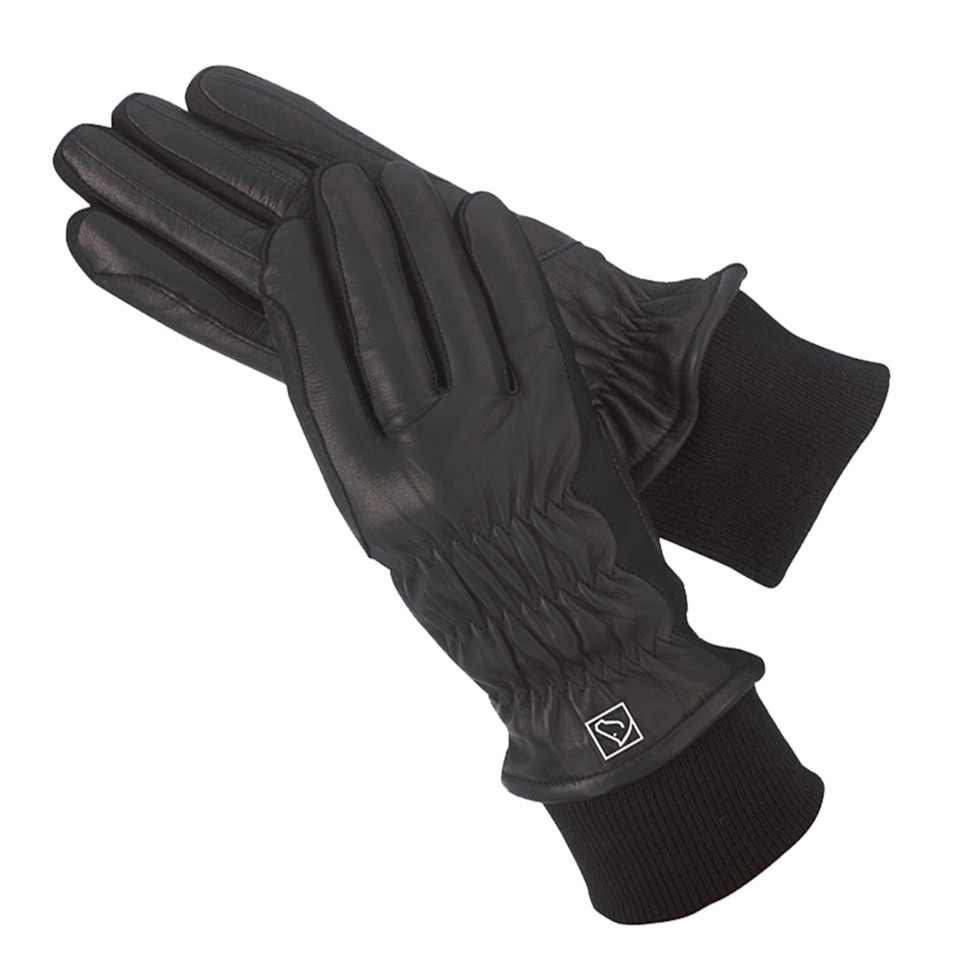 Black NWT sz L SSG Microfiber Thinsulate Winter Equestrian Horse Riding Gloves 
